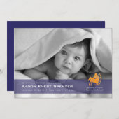 Sagittaire le Faire-part de naissance photo Archer (Devant / Derrière)