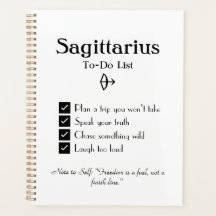 Sagittaire - Liste des choses à faire