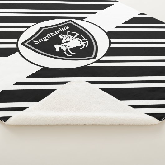 Sagittaire symbole sherpa couverture (3/4)