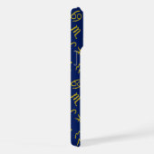 Sagittaire Zodiac+Astrologie Symboles Ptn Gld+Blue (Côté droit)