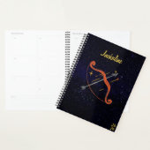 Sagittaire Zodiac l Galaxy Sky Star Calendrier (Devant avec enveloppe)