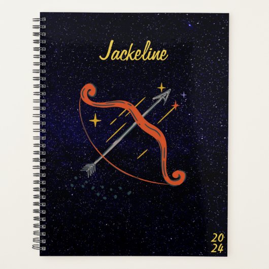 Sagittaire Zodiac l Galaxy Sky Star Calendrier (Devant)