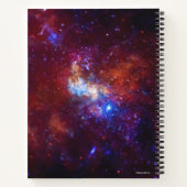 Sagittarius A Milky Way Galaxy Afbeelding Notitieboek (Achterkant)
