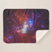Sagittarius A Milky Way Galaxy Afbeelding Sherpa Deken (Voorkant (horizontaal))