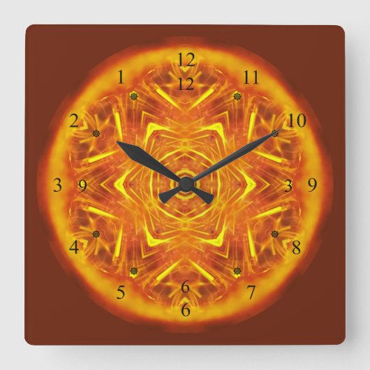  Sagittarius A Quasar V4 ~ Time Machine ~  Vierkante Klok (Voorkant)
