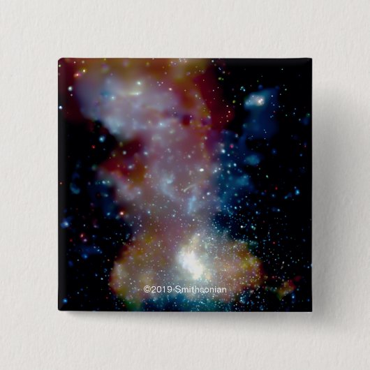 Sagittarius A Vierkante Button 5,1 Cm (Voorkant)