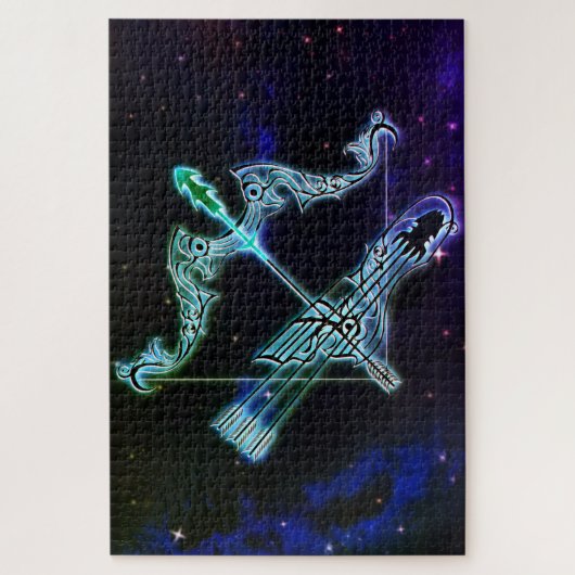 sagittarius archer puzzle zodiac (Vertical)