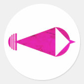 Sagittarius Astrology Sign Ronde Sticker (Voorkant)