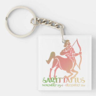 Sagittarius Astrology Zodiac d1 Sleutelhanger