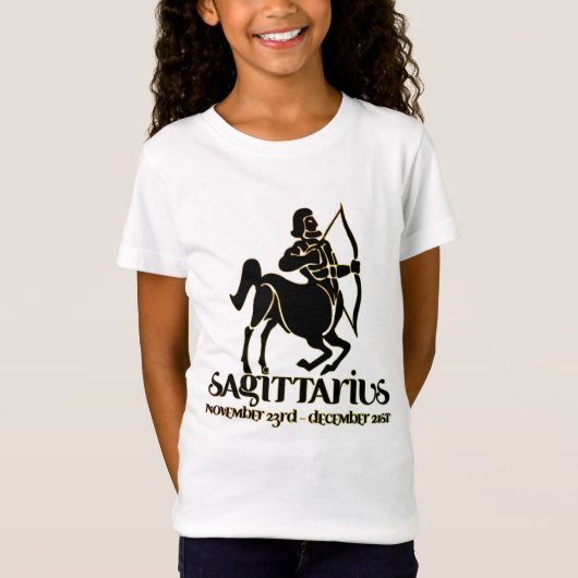 Sagittarius Astrology Zodiac d7b T-Shirt (Voorkant)