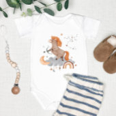 Sagittarius Baby: Archer's Starry Personalized Romper