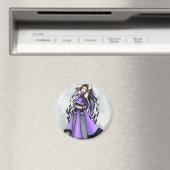 Sagittarius Belly Dancer Paars Magneet (Insitu (Vaatwasser))