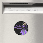 Sagittarius Belly Dancer Paars Magneet (Insitu (Vaatwasser))