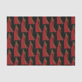 Sagittarius Black Woman Tissuepapier