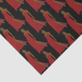 Sagittarius Black Woman Tissuepapier (Detail)