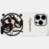 Sagittarius blanc SIGNE Zodiaque iPhone / coque ip (Verso (horizontal))