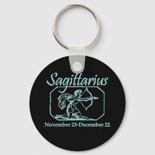 Sagittarius Blauwgroen Sleutelhanger