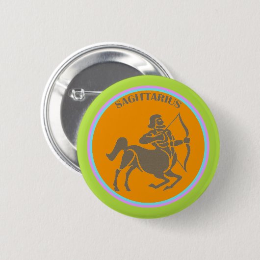 Sagittarius Button (Voorkant /achterkant)