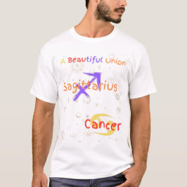 Sagittarius Cancer Couple Zodiac T-Shirt