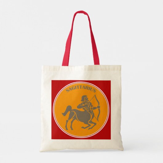 Sagittarius Canvas tas (Achterkant)