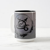 Sagittarius - Capricorn Cusp of Prophecy Tweekleurige Koffiemok (Voorkant links)