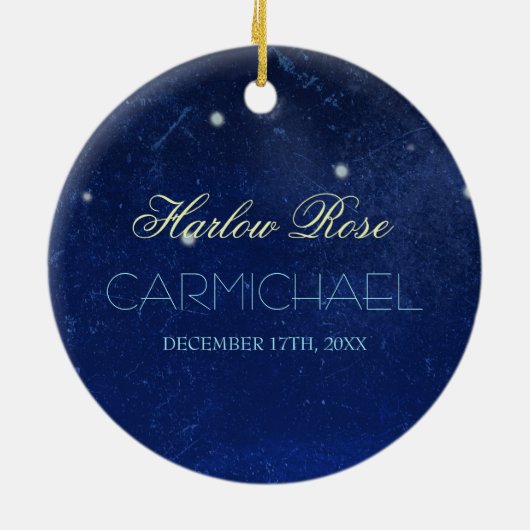 Sagittarius Constellation | Aangepaste naam Keramisch Ornament (Achterkant)