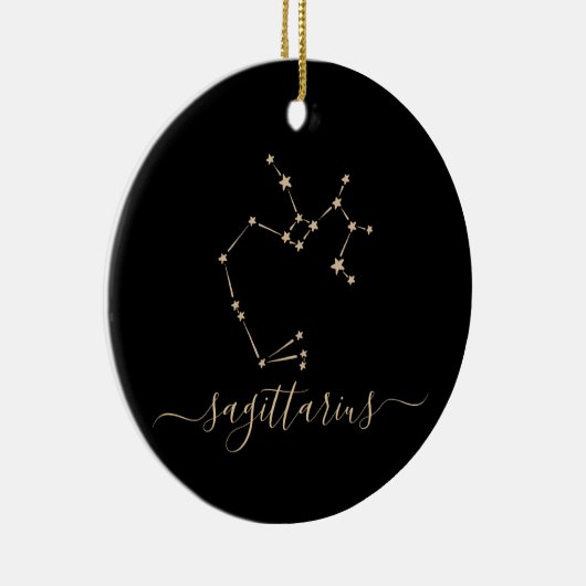Sagittarius Constellation Ceramic Ornament (Rechts)