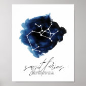 Sagittarius Constellation Character Traits Poster (Voorkant)