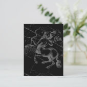 Sagittarius Constellation Classy Hevelius Engaving Briefkaart (Staand voorkant)
