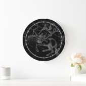 Sagittarius Constellation Classy Hevelius Engaving Grote Klok (Huis)