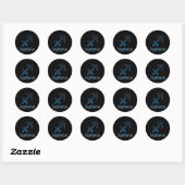 Sagittarius constellation - Galaxy Ronde Sticker (Vel)