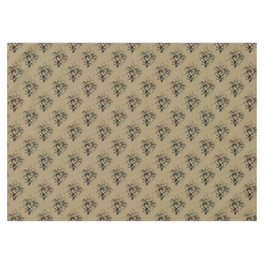 Sagittarius Constellation Hevelius 1690 Engraving Tafelkleed (Voorkant (Horizontaal))