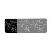 Sagittarius Constellation Hevelius circa 1690 Etiket (Voorkant)