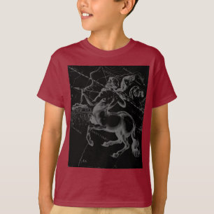 Sagittarius Constellation Map door Hevelius op Bla T-shirt