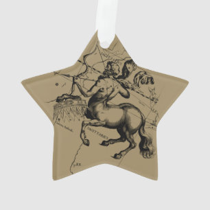 Sagittarius Constellation Map door Hevelius Ornament