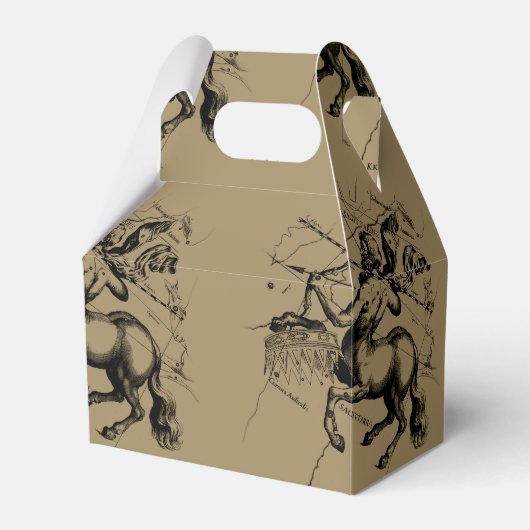 Sagittarius Constellation Map Hevelius 1690 Bedankdoosjes (Voorkant Zijde)