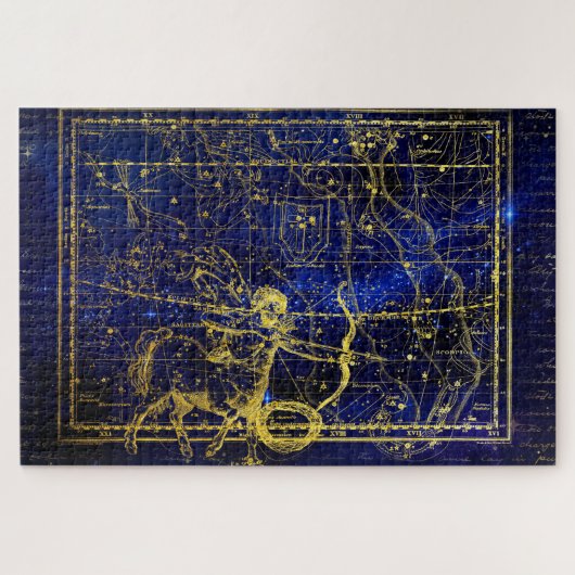 sagittarius constellation puzzle legpuzzel (Horizontaal)