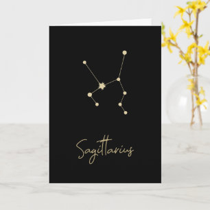 Sagittarius Constellation Zodiac Kaart