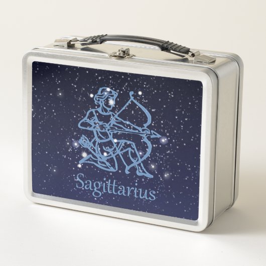 Sagittarius Constellation & Zodiac Sign with Stars (Voorkant)