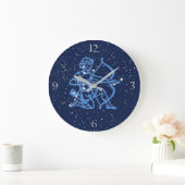 Sagittarius Constellation & Zodiac Sign with Stars Grote Klok (Huis)