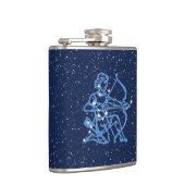 Sagittarius Constellation & Zodiac Sign with Stars Heupfles (Rechts)