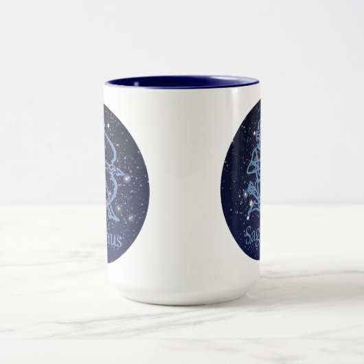 Sagittarius Constellation & Zodiac Sign with Stars Mok (Midden)