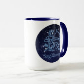 Sagittarius Constellation & Zodiac Sign with Stars Mok (Voorkant rechts)