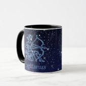 Sagittarius Constellation & Zodiac Sign with Stars Mok (Voorkant links)