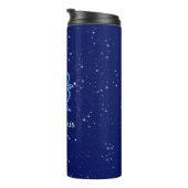 Sagittarius Constellation & Zodiac Sign with Stars Thermosbeker (Geroteerd rechts)