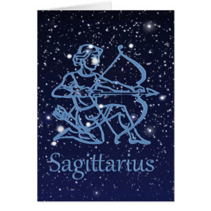 Sagittarius Constellation & Zodiac Signe avec étoi