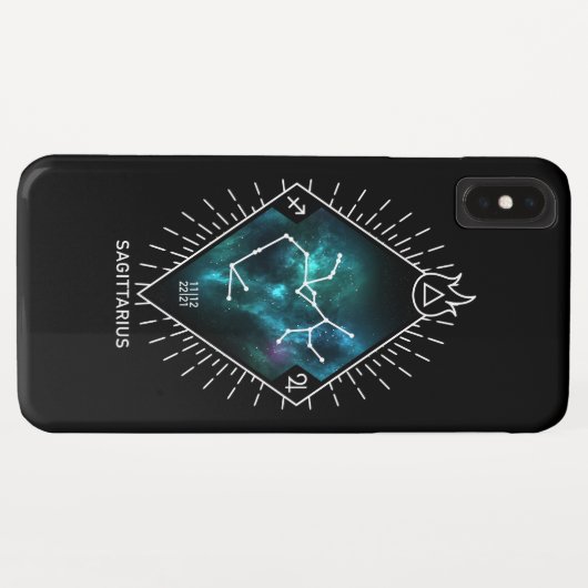 Sagittarius Constellation & Zodiac Symbol Case-Mate iPhone Case (Achterkant (horizontaal))
