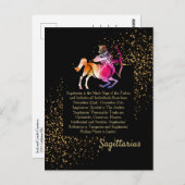 Sagittarius de Archer Briefkaart (Voorkant / Achterkant)