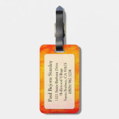 Sagittarius de Archer horoscope id bagagelabel (Achterkant verticaal)