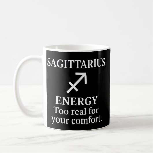 Sagittarius Fire Sign Zodiac Mug Koffiemok (Links)